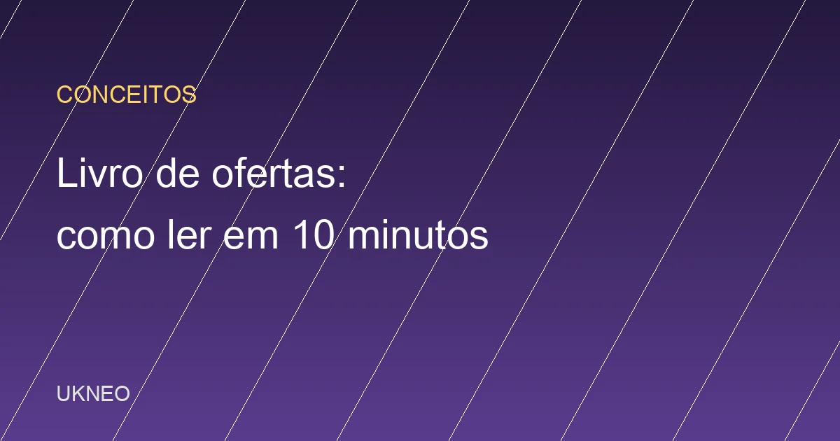 Livro de ofertas: como ler o order book da Binance